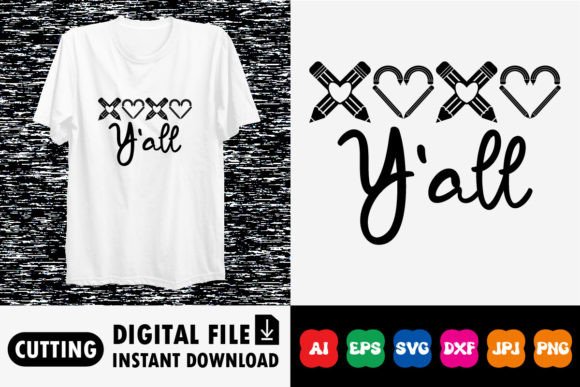 Download Xoxo Y'all Happy Valentine's Day Shirt - Happy valentine's day shirt Collection