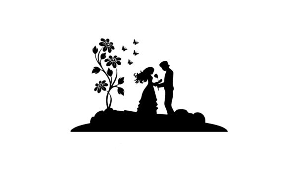 Download Valentine Silhouette Clipart - Valentine silhouette Collection