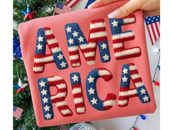 Download America Yarn Letter Patriotic Tshirt Png - Premium Resources