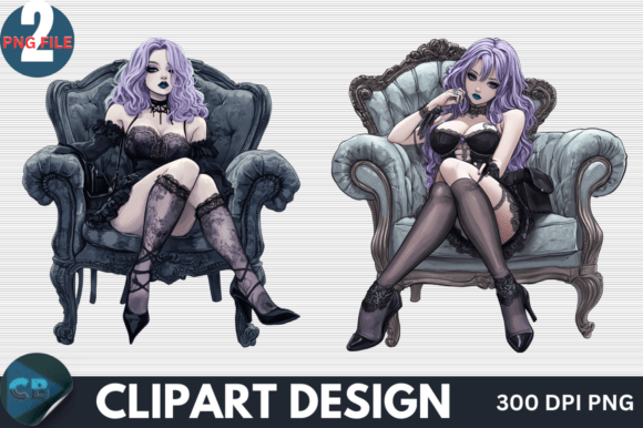Download Mysterious Gothic Christmas Clipart PNG - Premium Bundle