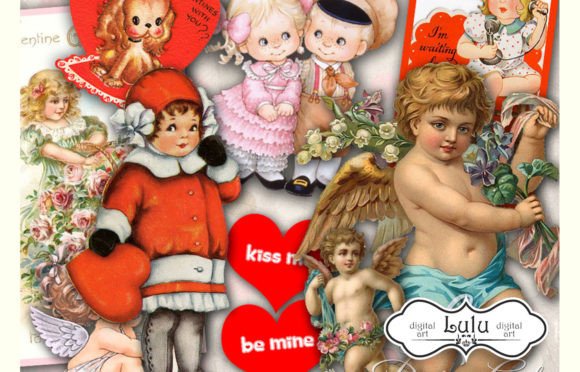 Download Valentines Clip Art Set - Valentines clip art Collection